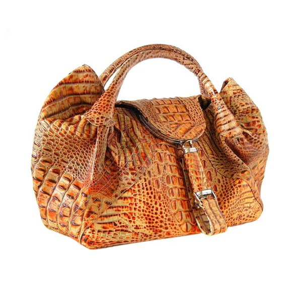 FENDI bag $12000 ALLIGATOR Spy Large beautiful Limited Edition - Picture 1 of 4